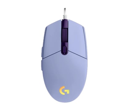 Myszka przewodowa Logitech G102 LIGHTSYNC lilac